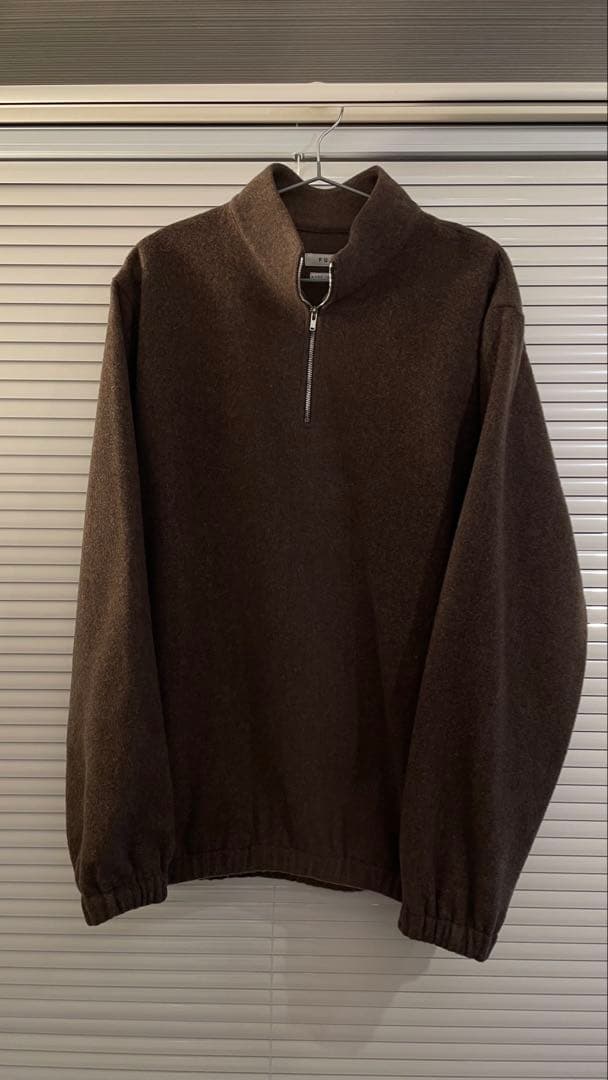 ジャケット・アウター FUJI BRUSHED WOOL PULLOVER Brown size6