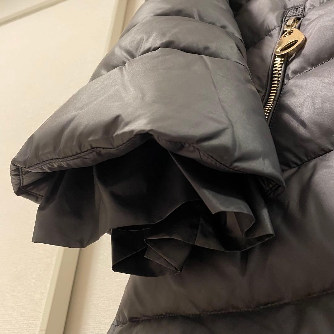 【美品】SKINNWILLE リアルファー付ダウンコート M ブラック ロシア製