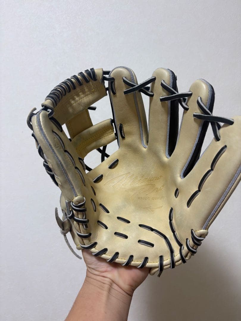 Mizuno 軟式グローブ 黒/クリーム