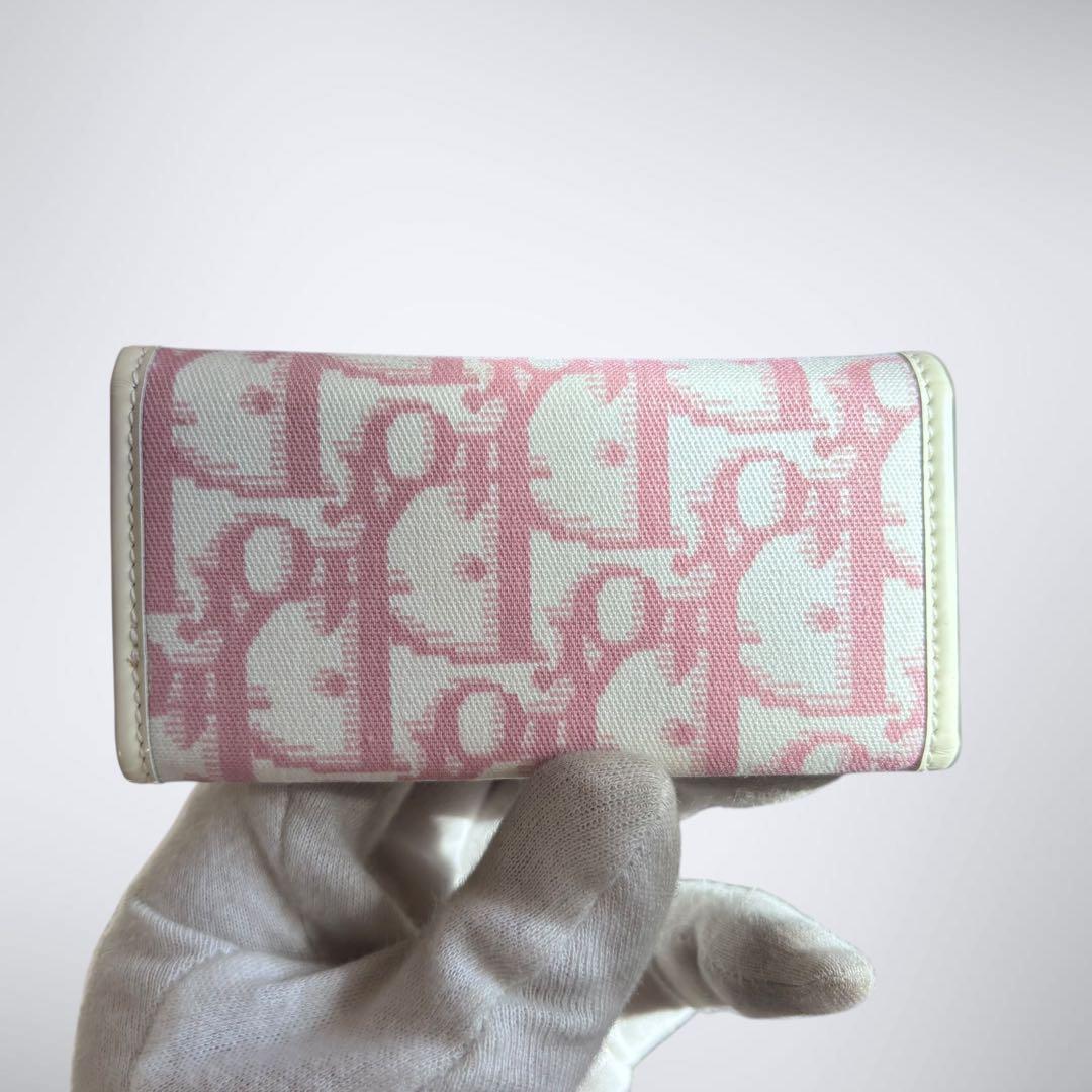 奇跡の美コンディション◎Dior キーケース トロッター ピンク No.1 希少