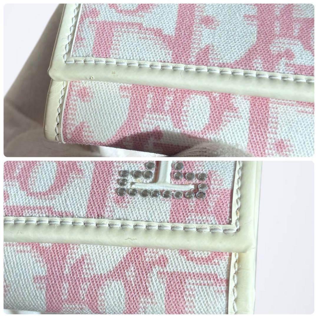 奇跡の美コンディション◎Dior キーケース トロッター ピンク No.1 希少