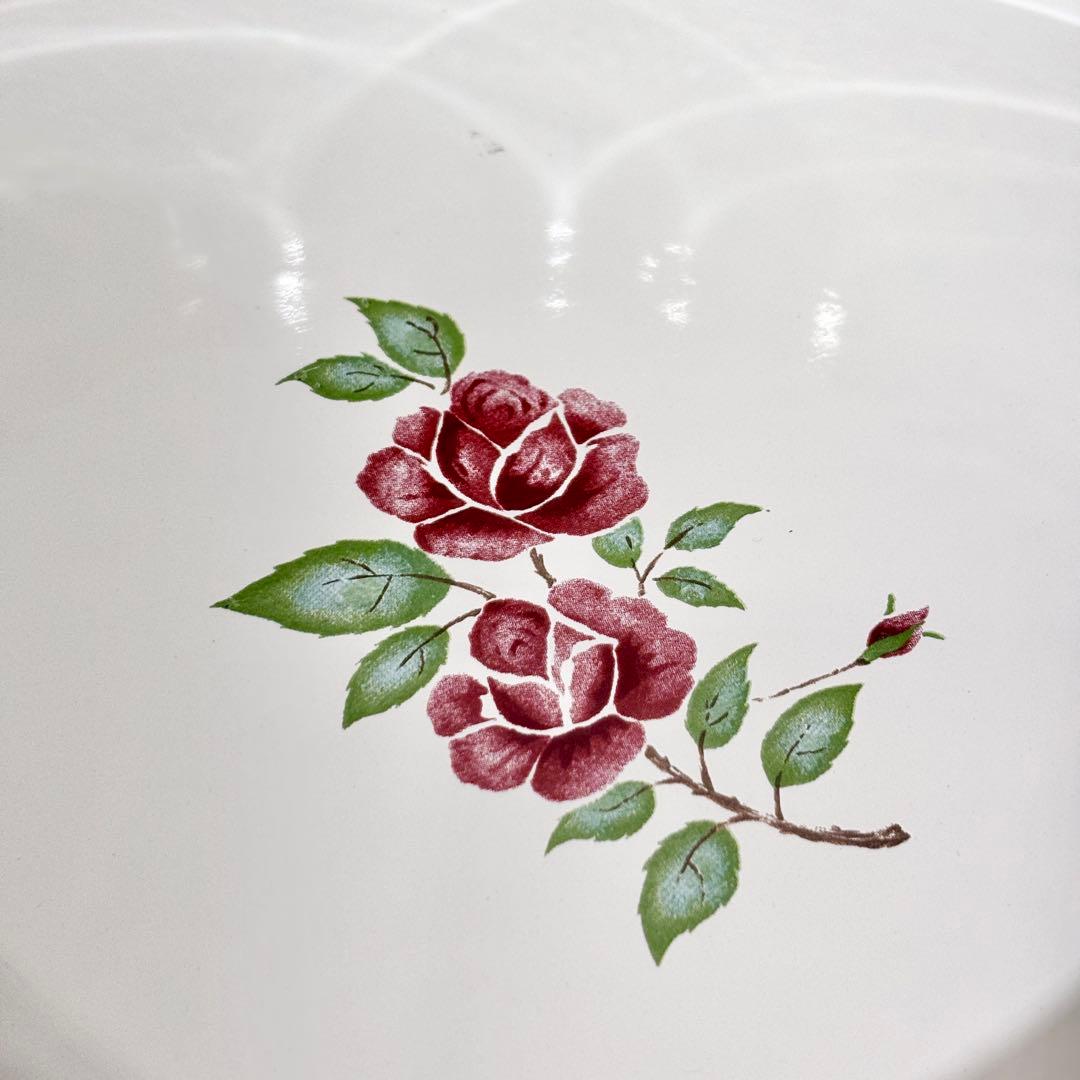 希少！新品・未使用品！イマン スカーレットローズ ホーロー たらい 洗い桶