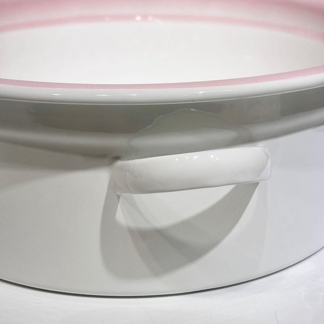 希少！新品・未使用品！イマン スカーレットローズ ホーロー たらい 洗い桶