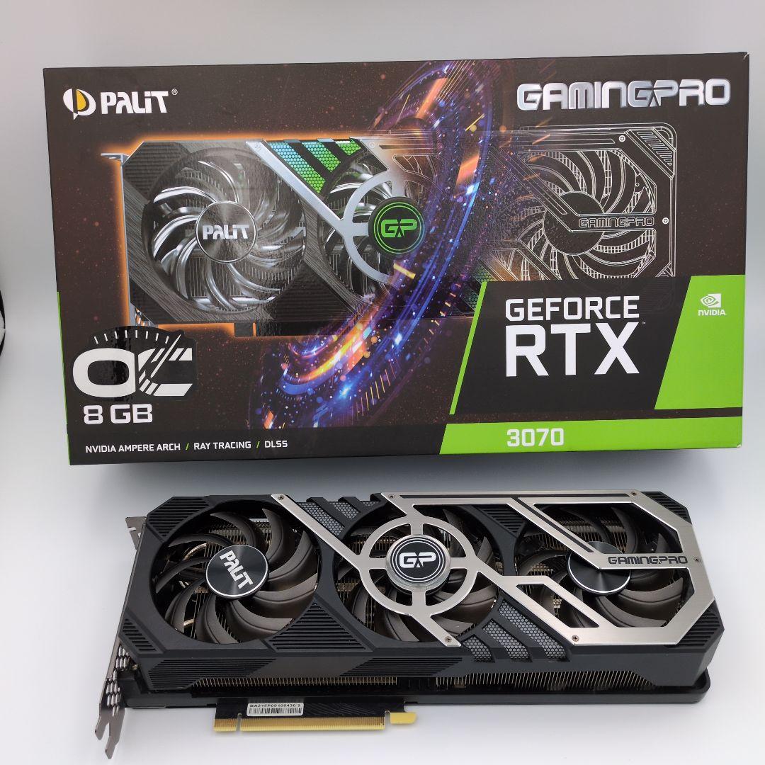 【動作品】PALIT GAMINGPRO RTX 3070 8GB