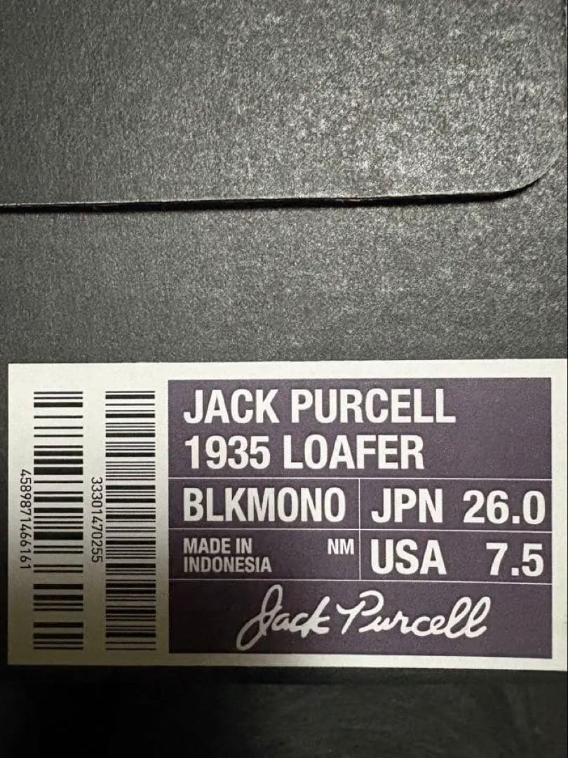 CONVERSE JACK PURCELL 1935 LOAFER 26センチ