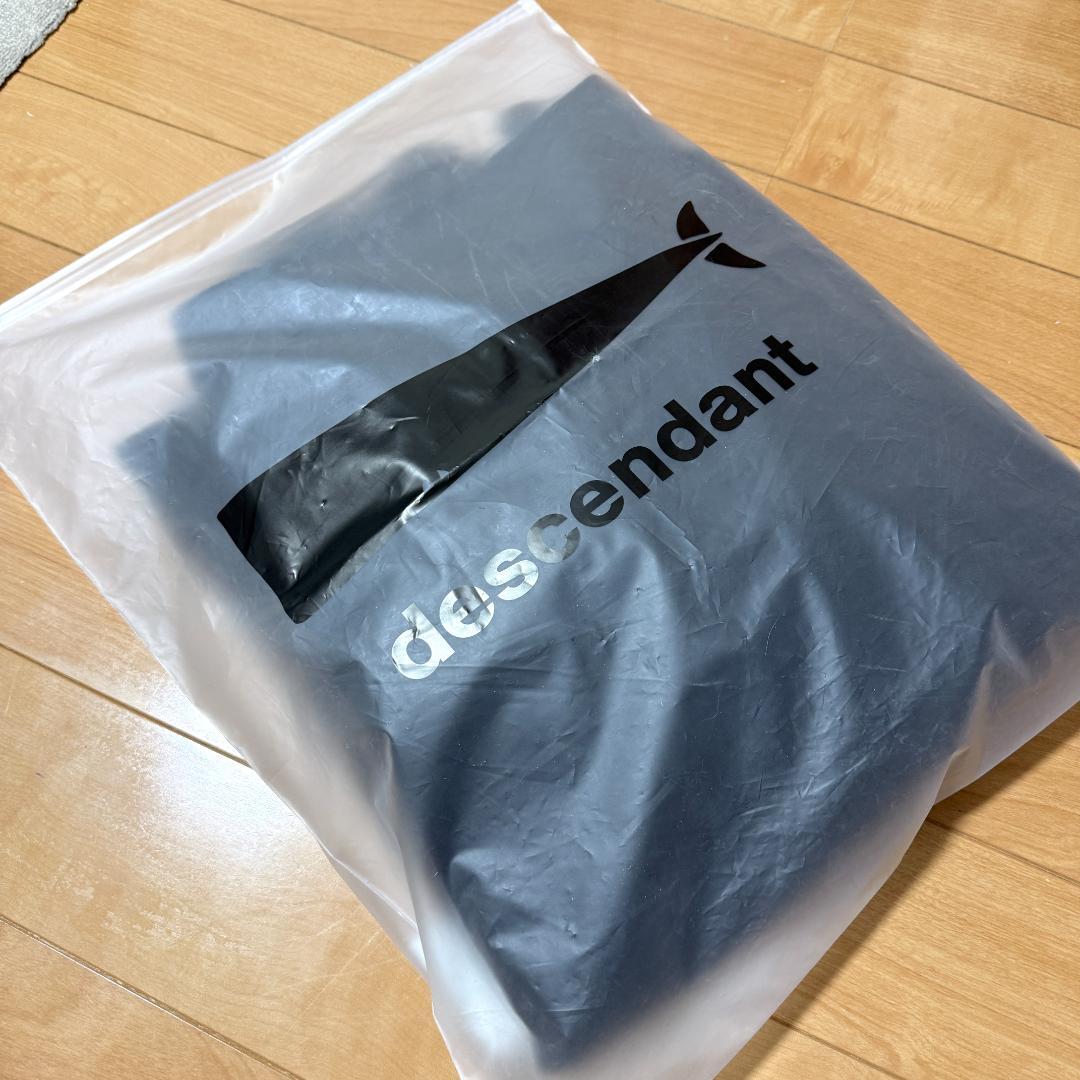 DESCENDANT VOIL HENLEY NECK ブラック 24AW