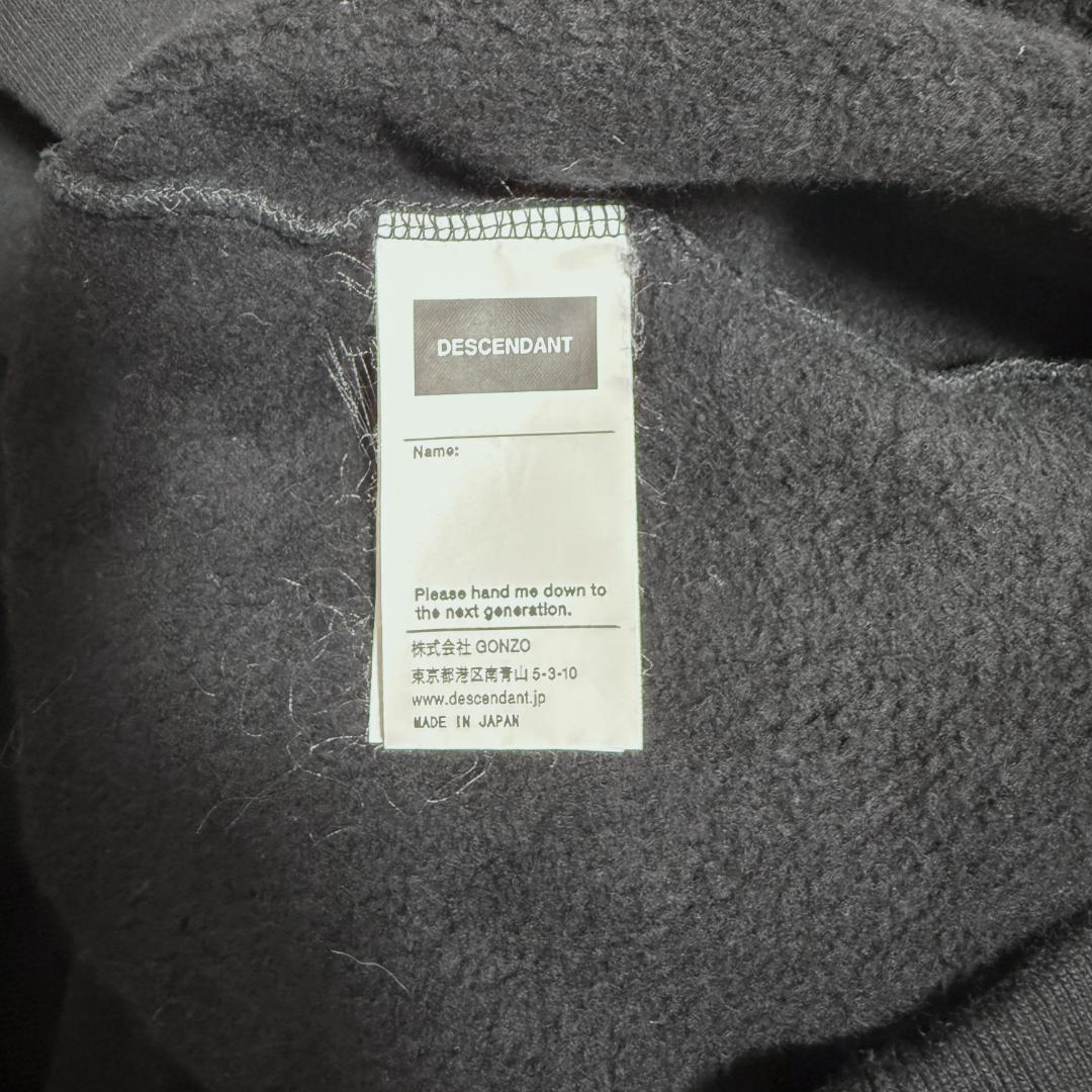 DESCENDANT VOIL HENLEY NECK ブラック 24AW