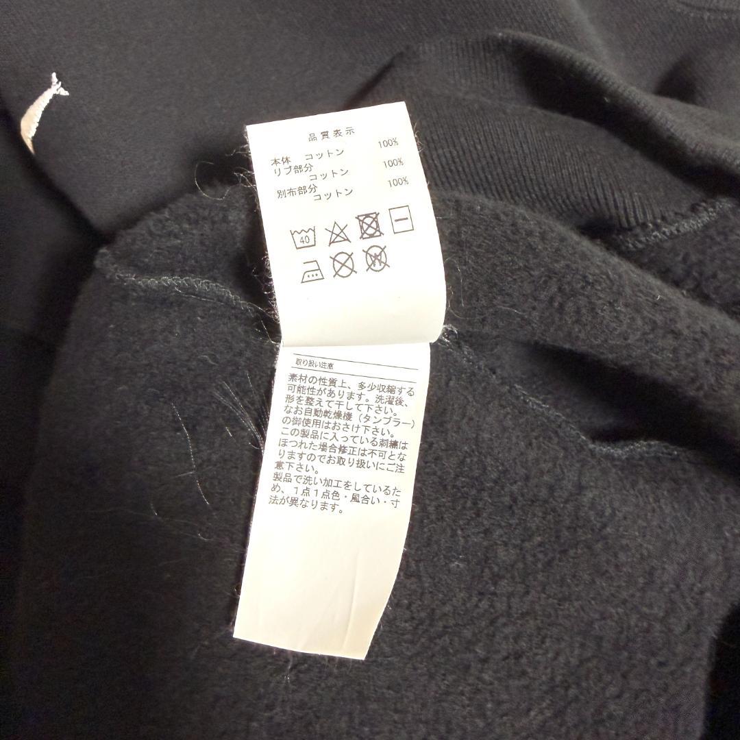 DESCENDANT VOIL HENLEY NECK ブラック 24AW