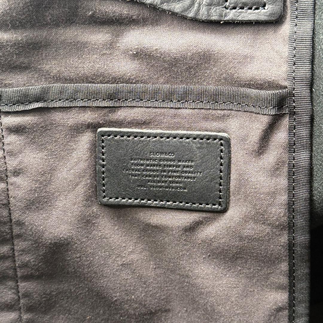 16604✨SLOW&CO スロウ トートバッグ レザー 自立 A4 肩掛け