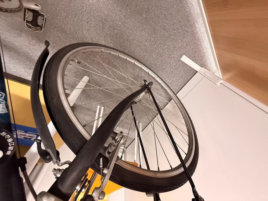 Asahi製クロスバイクWEEKEND BIKES 2019年 黒 前カゴ付