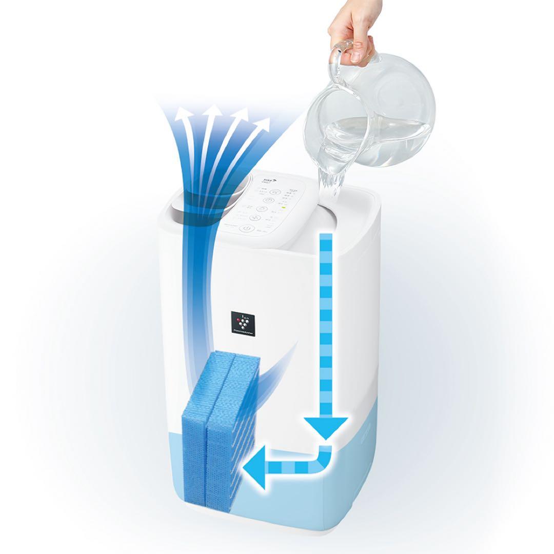 【SHARP】 プラズマクラスター加湿器 HV-T55 ※5年延長保証付