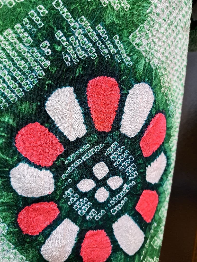 絞り浴衣 有松絞り 【美品】