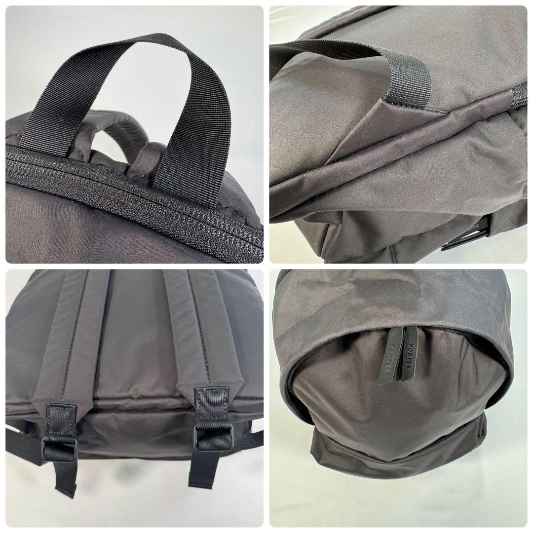 へびいちご　ポーター PORTER バックパック リュック ブラック