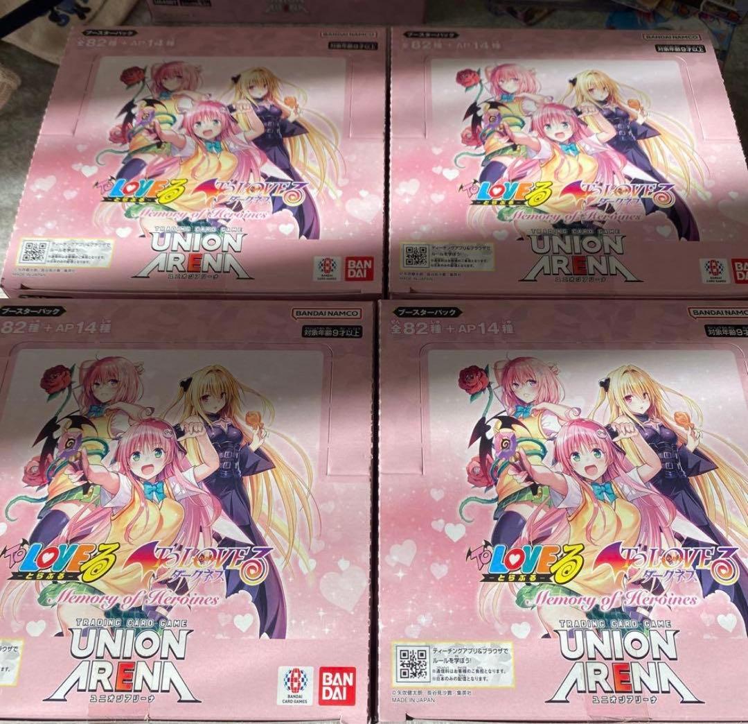 【テープ付き】ToLOVEる　ユニオンアリーナ 4BOXセット
