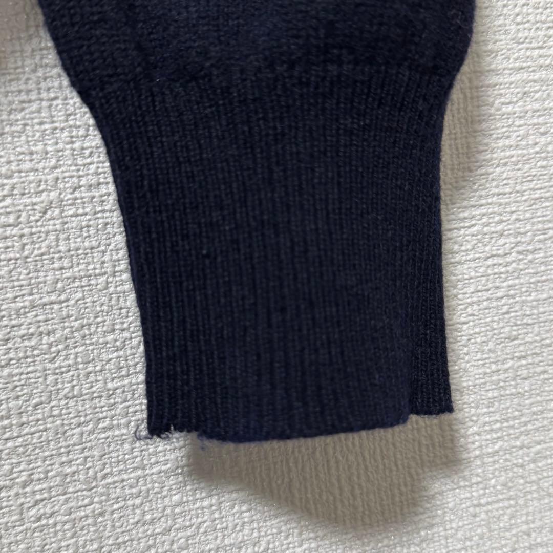 初期 デカオム COMME des GARÇONS HOMME ニットポロ 紺