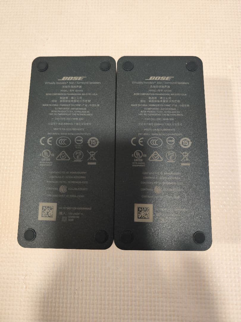 BOSE SURROUND SPEAKERSワイヤレスリア サラウンドスピーカー