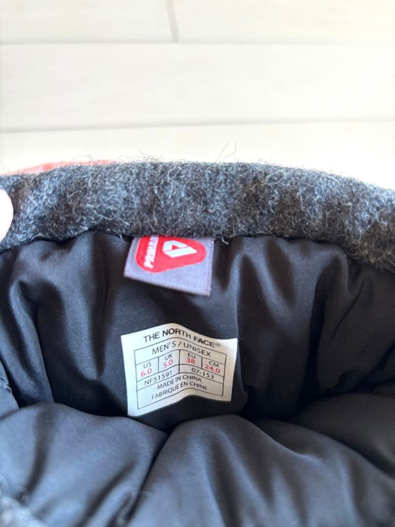 THE NORTH FACE グレー ダウンブーツ