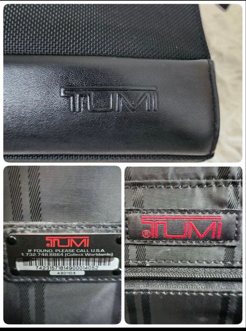 TUMI トートバッグ ビジネスバッグ レザー キャンバス A4 男女