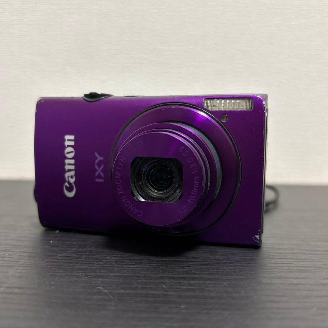 【元箱付き】 Canon IXY パープル 本体と付属品