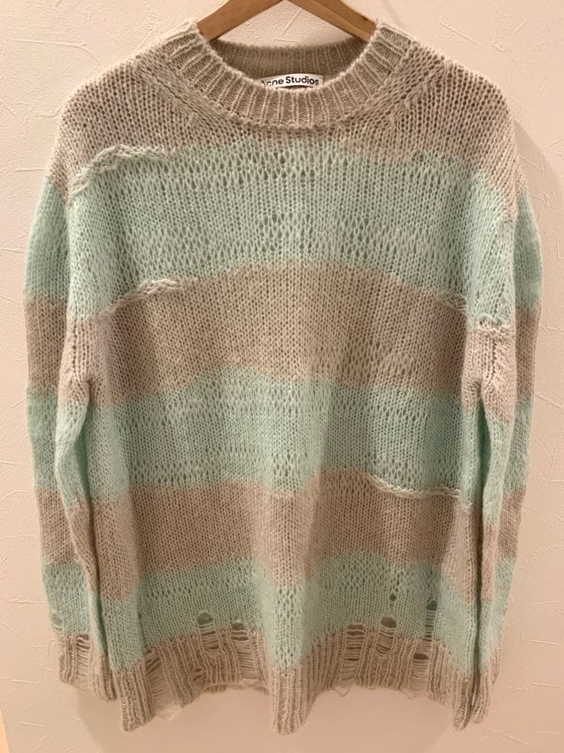 Acne Studios ダメージボーダーニット　セーター　未使用