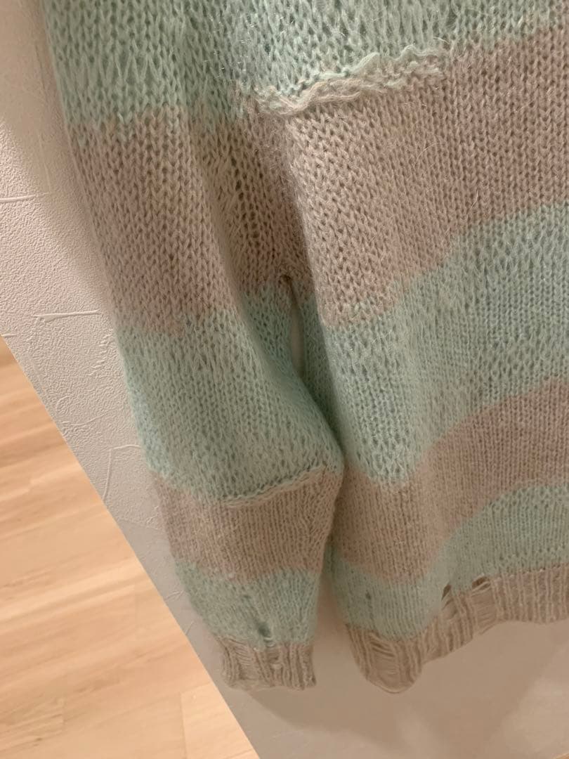 Acne Studios ダメージボーダーニット　セーター　未使用
