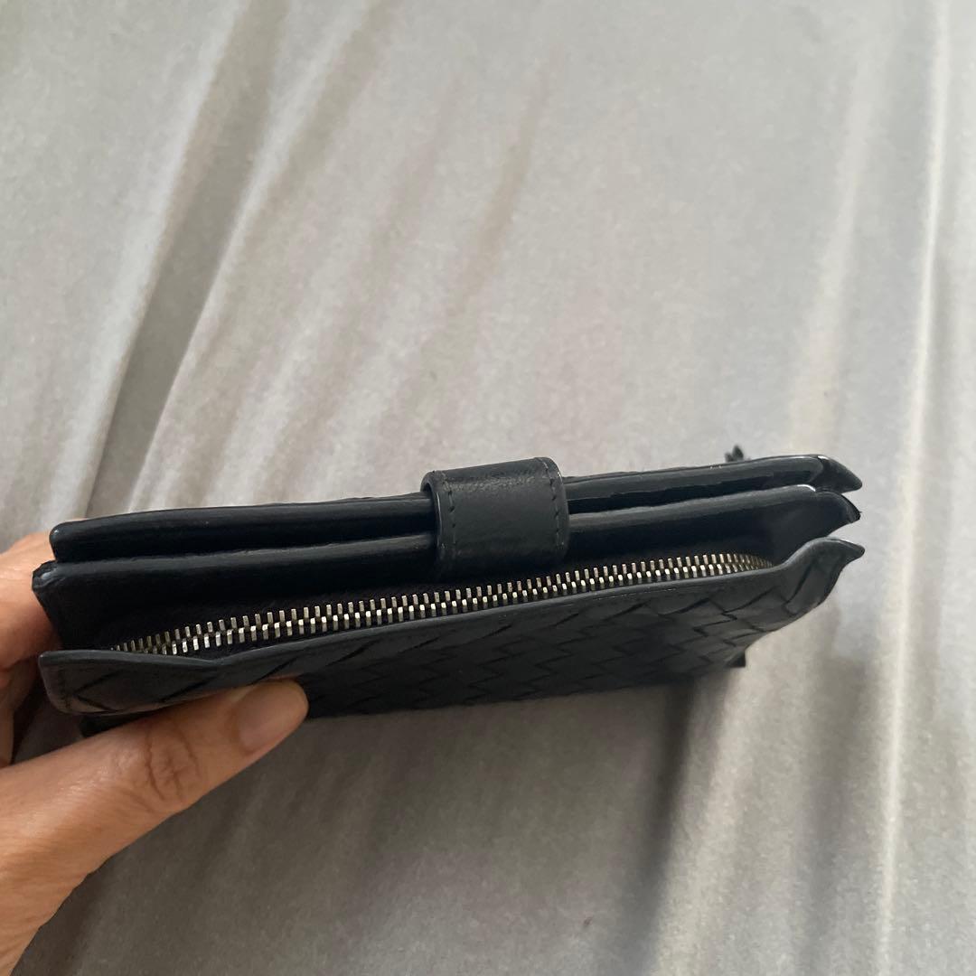 BOTTEGAVENETA ボッテガヴェネタ　長財布　イントレチャート　黒