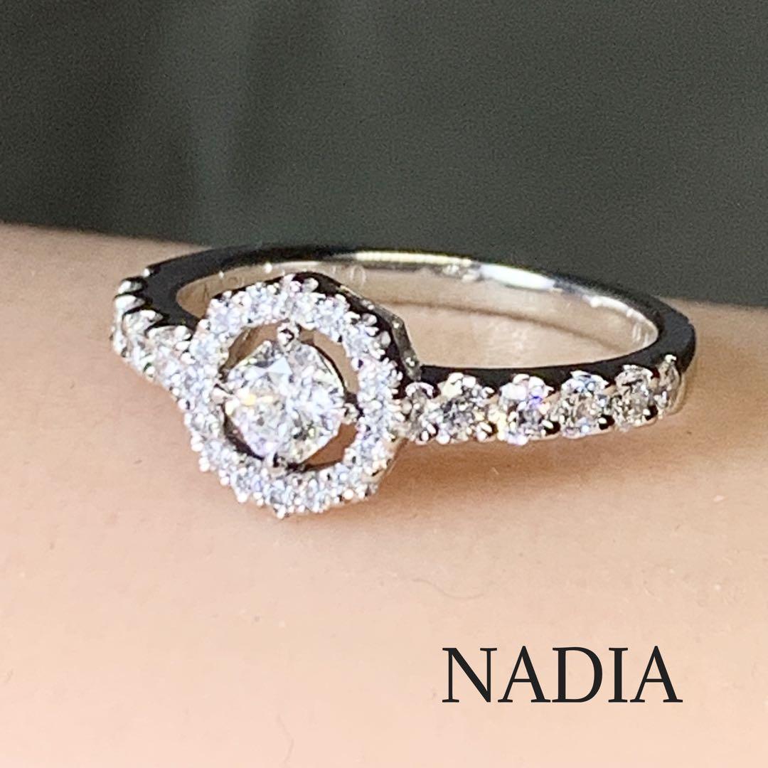 NADIA ナディア　プラチナ　ダイヤモンドリング　エタニティリング
