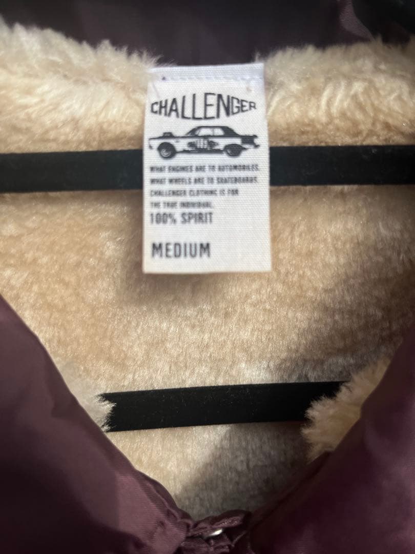 【希少】CHALLENGER / 裏ボア コーチジャケット 長瀬智也 M