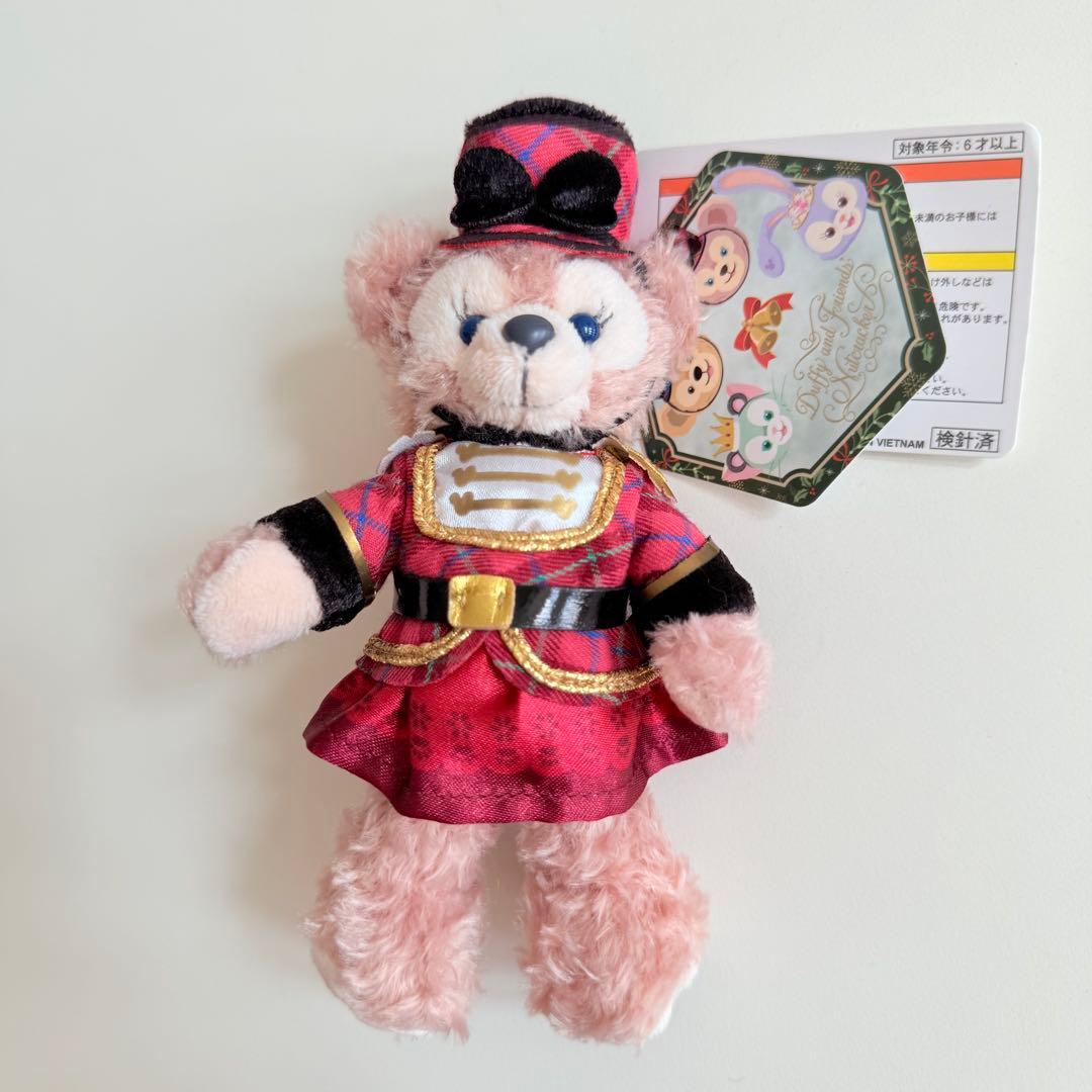 【タグ付き】ダッフィー　くるみ割り人形 2017 ぬいぐるみバッジ