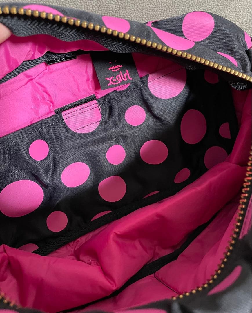超希少！PORTER X-GIRL 草間彌生 コラボ ボディバッグ ピンクドット