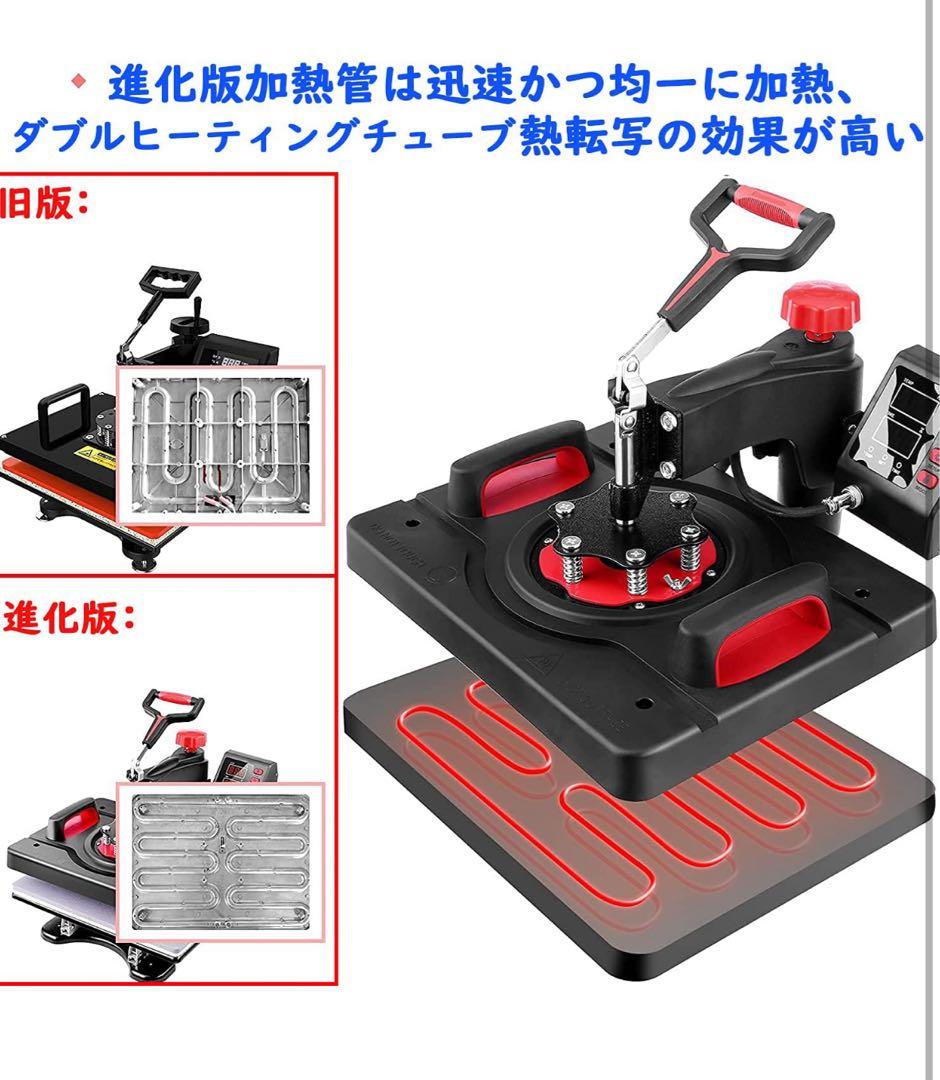 ヒートプレスマシンコンボ 「8in1熱転写プレス スイングアウェイ デジタル昇華
