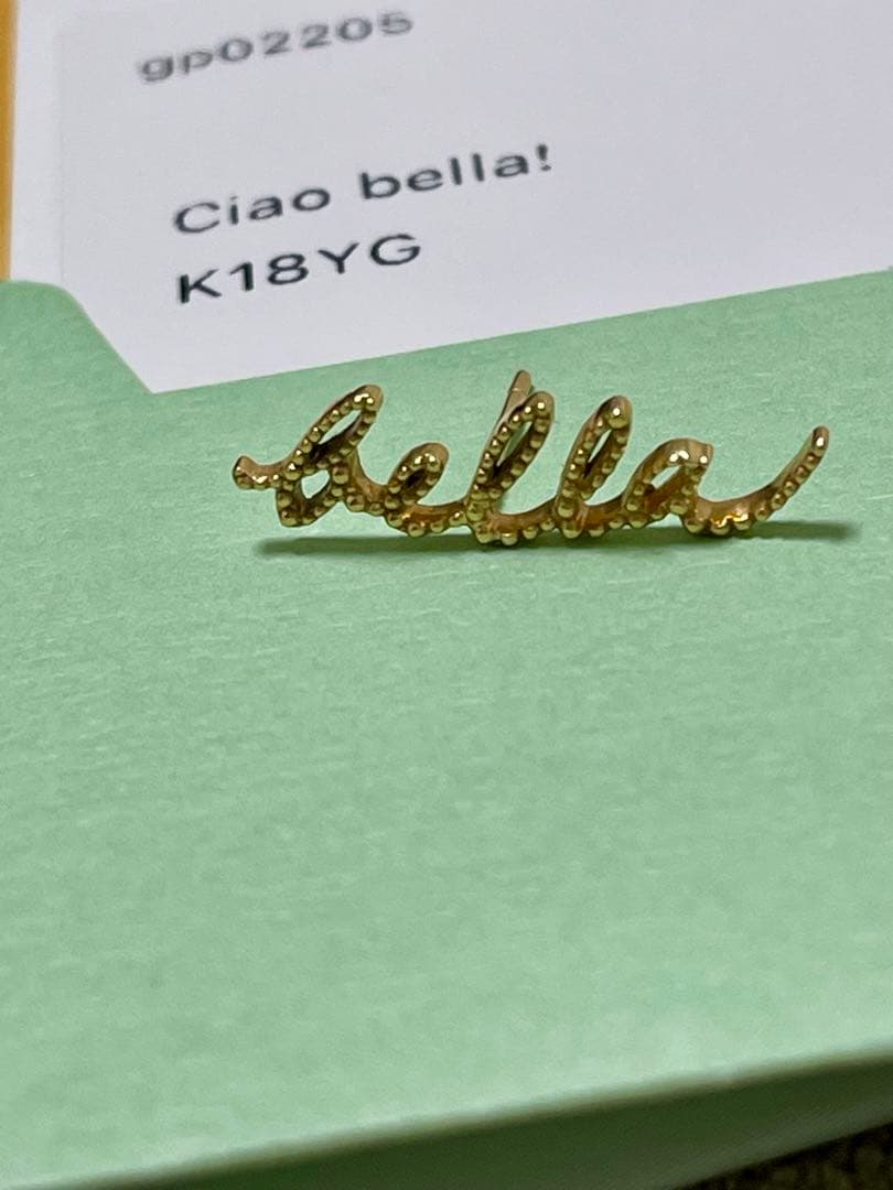 クアラントット　bella ピアス　片耳　k18