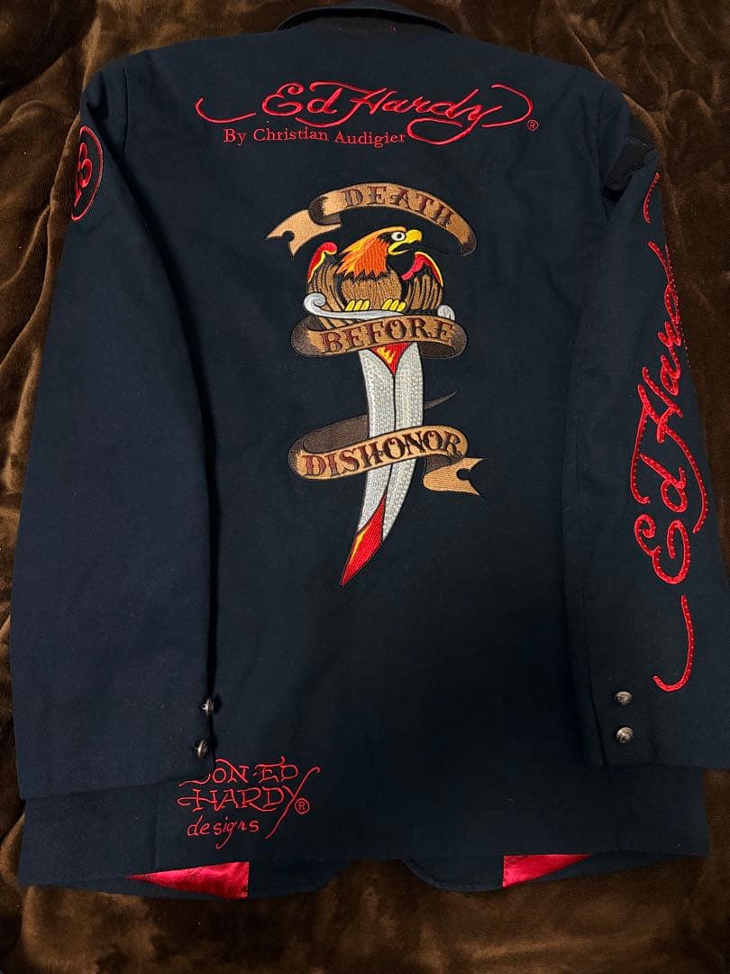 EdHardy テーラードジャケット スカル 日本限定スカジャン vintage