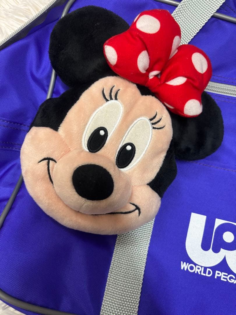 旧ワッペ　紫　キーホルダー付き