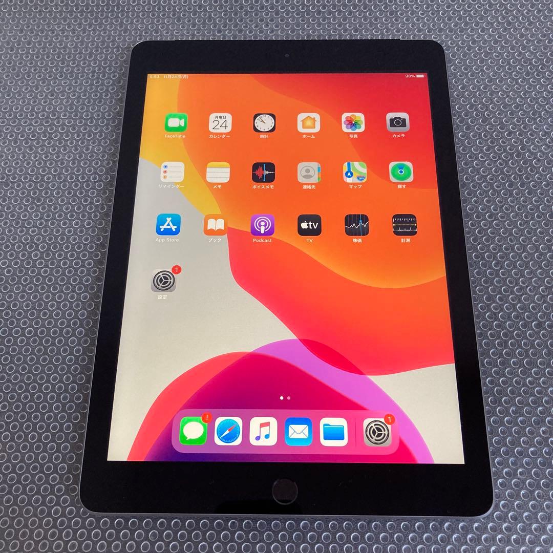 3197 美品☆電池ほぼ新品☆iPad5 第5世代 32GB SIMフリー☆