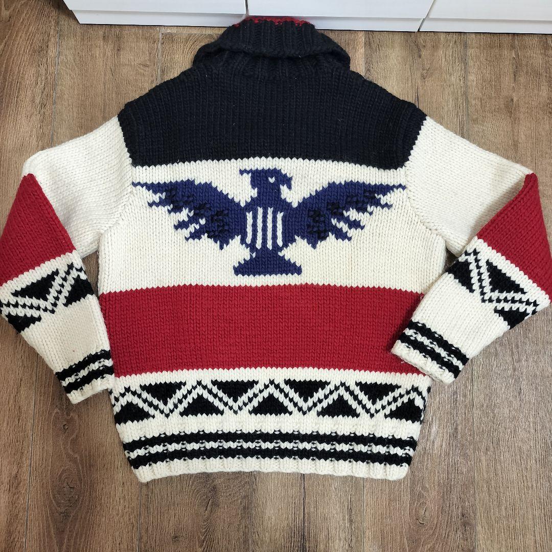 名作 ラルフローレン サンダーバード ショールカラーニット