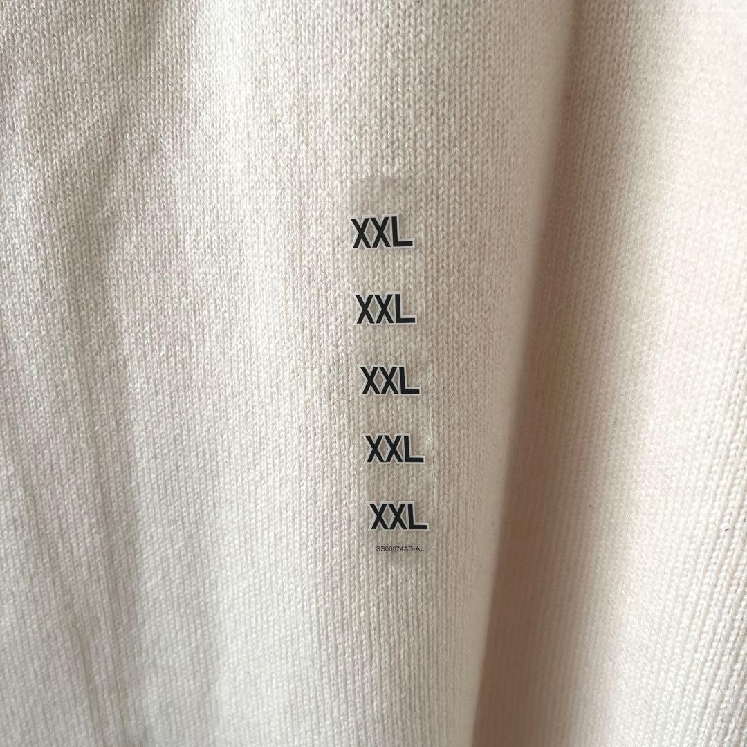 UNIQLO +J カシミヤブレンド タートルネックセーター XXL ホワイト