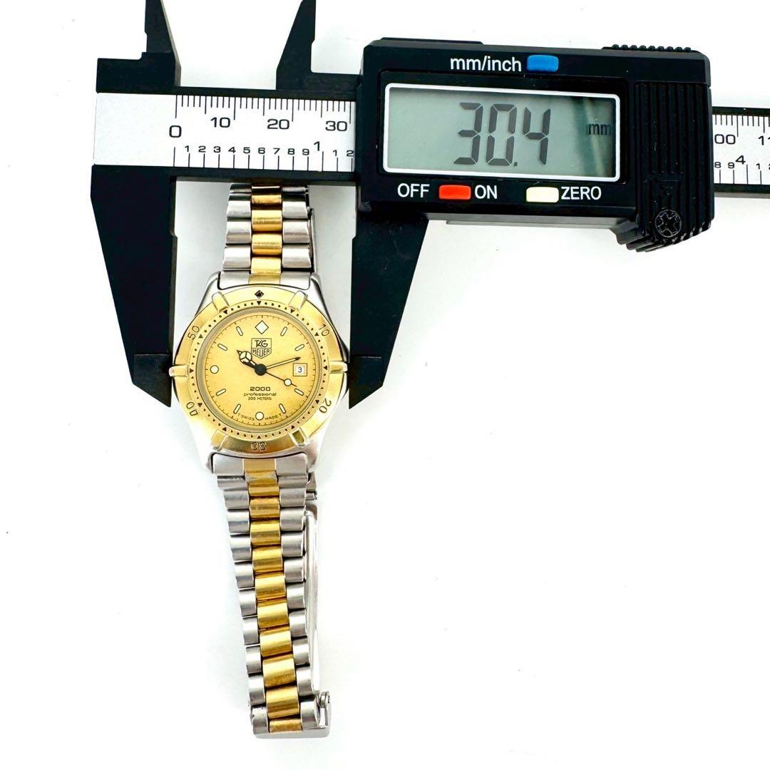 【新品電池】TAG HEUER プロフェッショナル ゴールド コンビ 腕時計