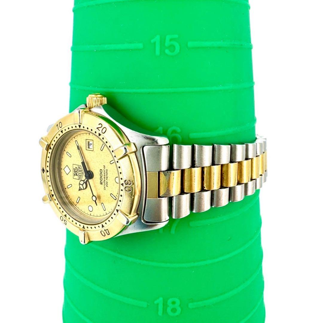 【新品電池】TAG HEUER プロフェッショナル ゴールド コンビ 腕時計