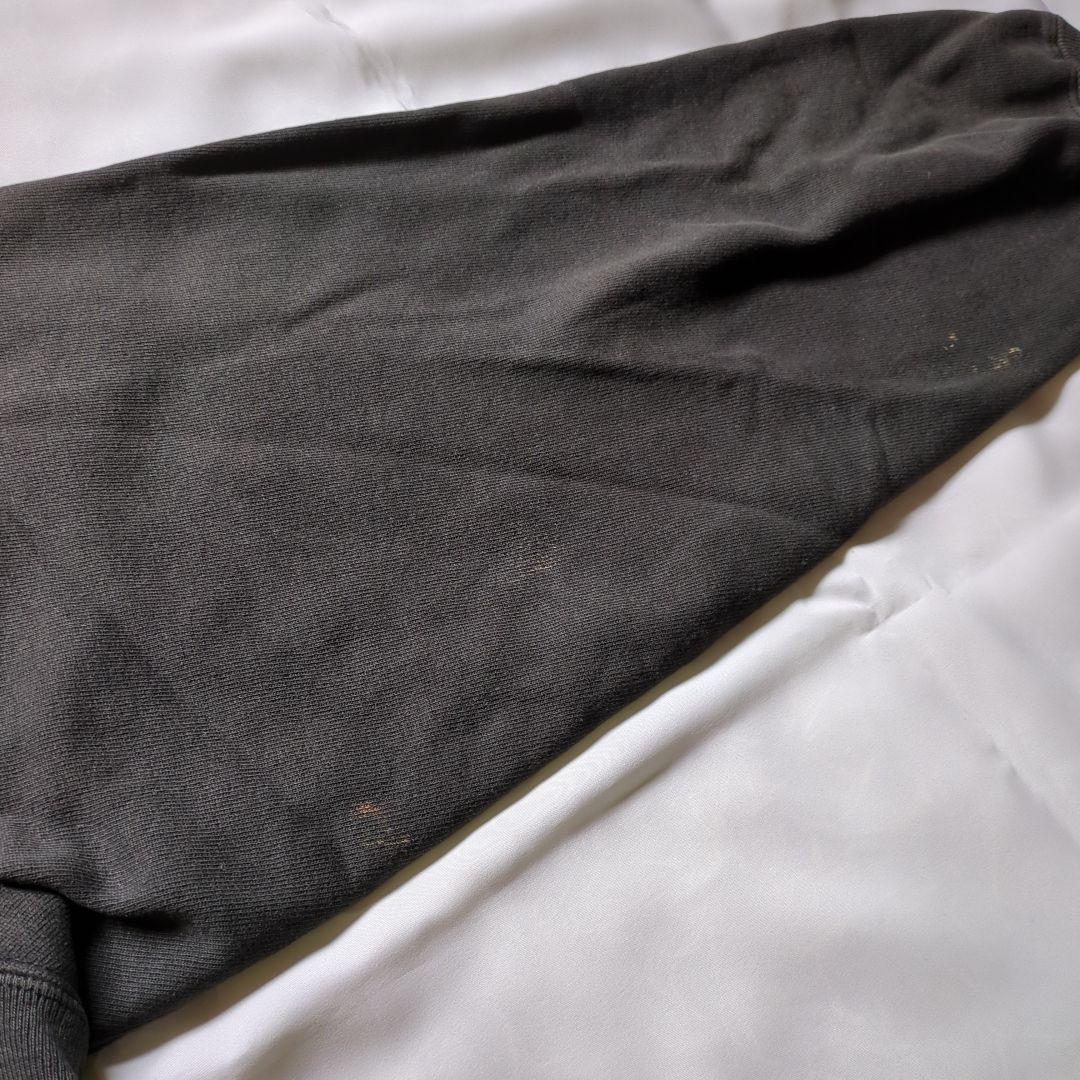 【黒 usa製】チャンピオン スウェット XL フェード ブラック ビンテージ