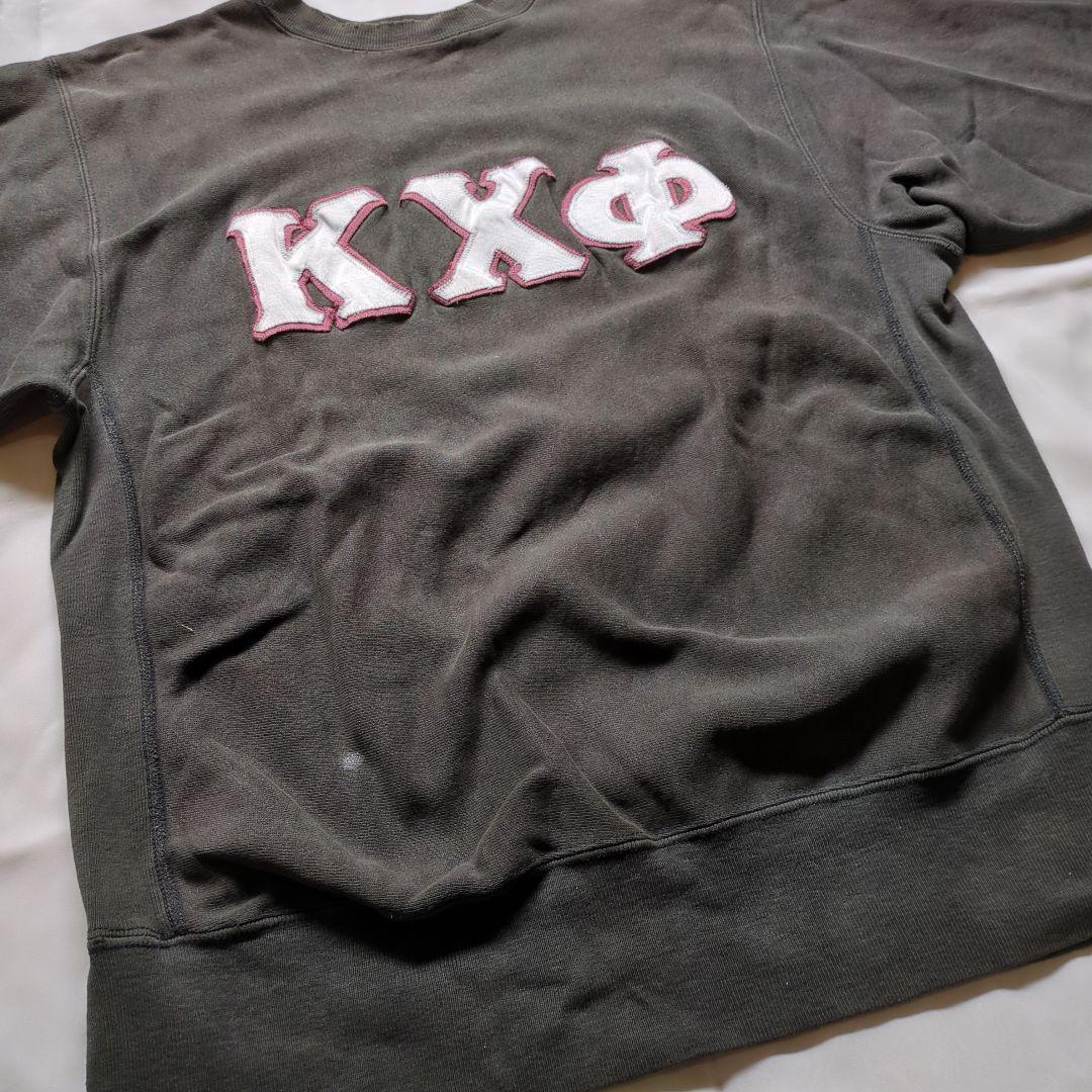 【黒 usa製】チャンピオン スウェット XL フェード ブラック ビンテージ