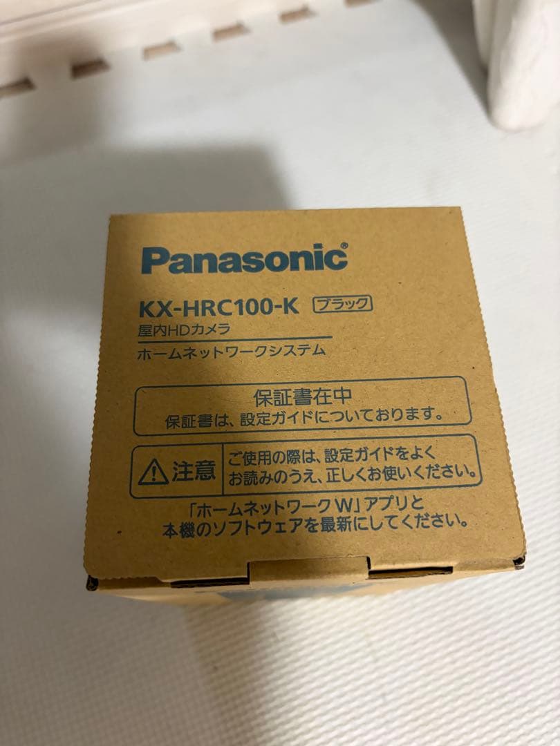 【新品】Panasonic KX-HRC100-K ブラック屋内HD防犯カメラ