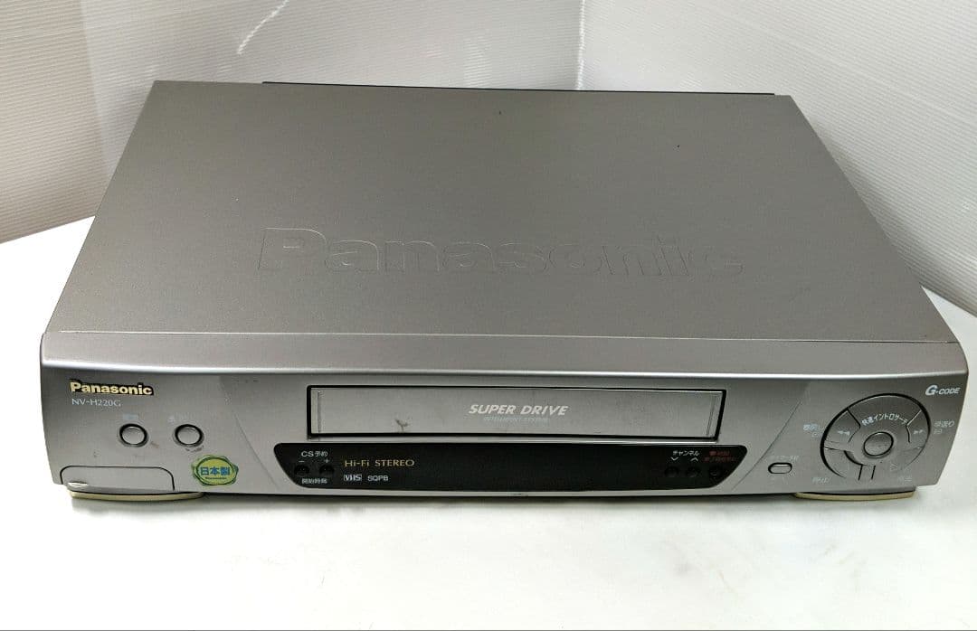 パナソニック NV-H220G VHS ビデオデッキ　リモコン付き