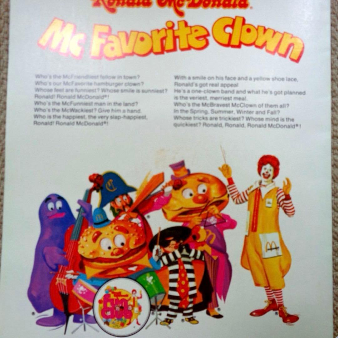 1977年　マクドナルド　ドイツ　BigMac 木製看板　ストアディスプレイ