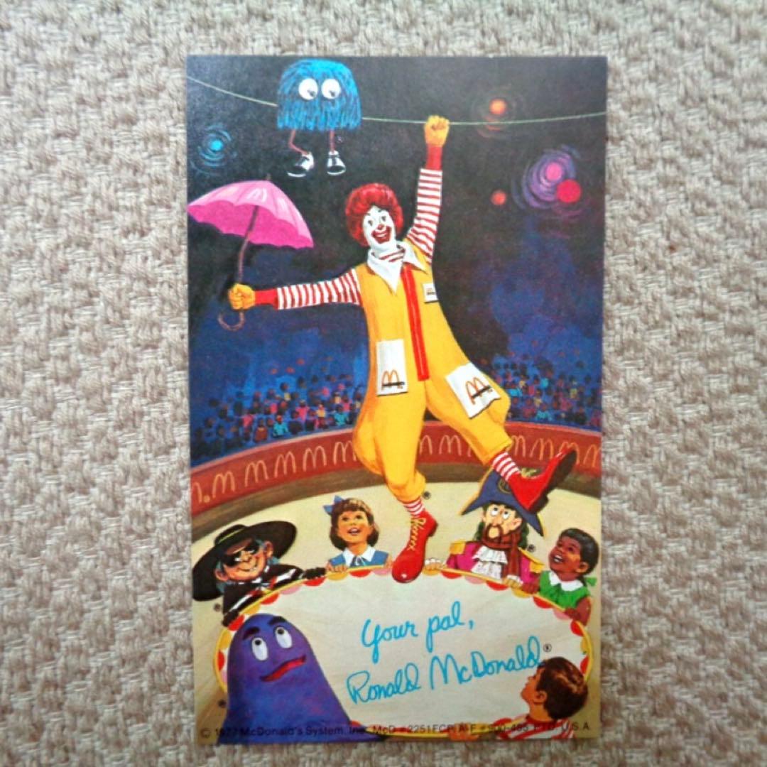 1977年　マクドナルド　ドイツ　BigMac 木製看板　ストアディスプレイ