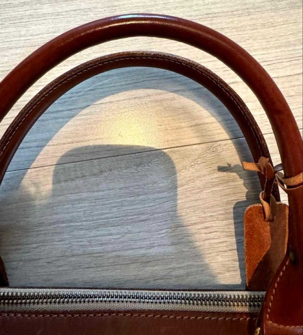 H*T様 美品フェリージ Felisi01/26 ナイロン×レザートートバッグ