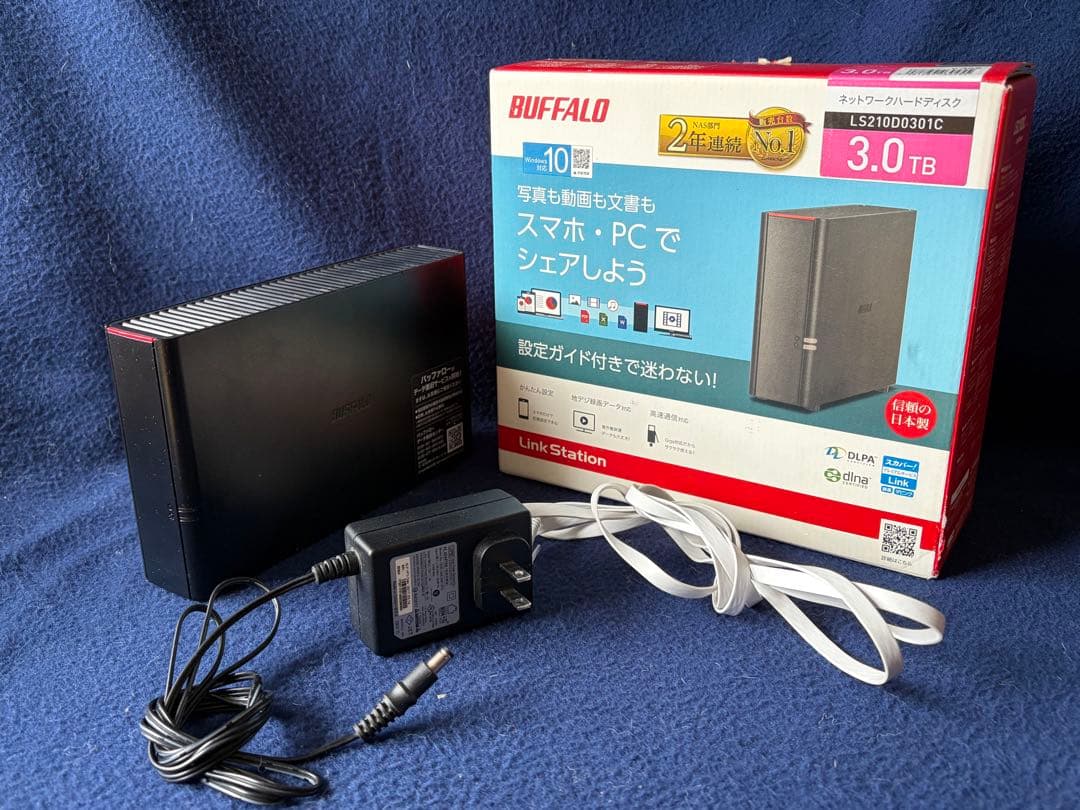 バッファローNAS LS210D0301Cジャンク扱い