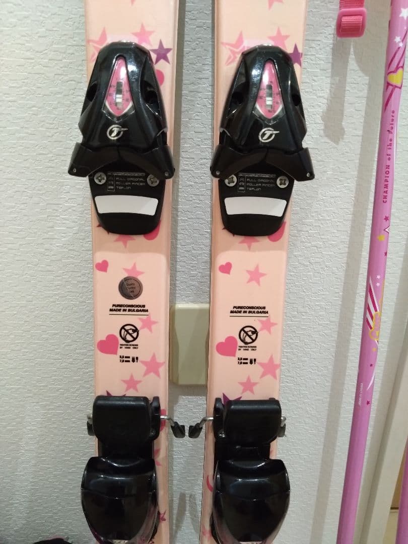 スキー板　110　ブーツ21cm　ストック　セット