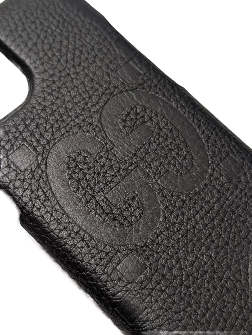 新品　GUCCI　iPhone15ケース　スマホケース　GGロゴ　ブラック