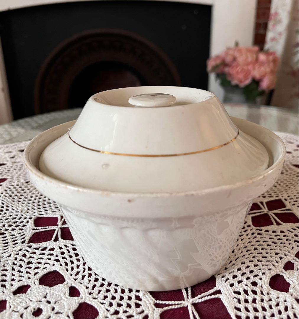 イギリスアンティーク バターディッシュ ビクトリアンアンティーク